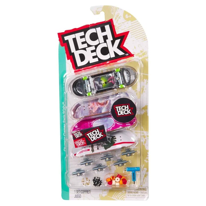 4 darabos készlet Tech Deck - Fogólap, Shame 9,6 cm