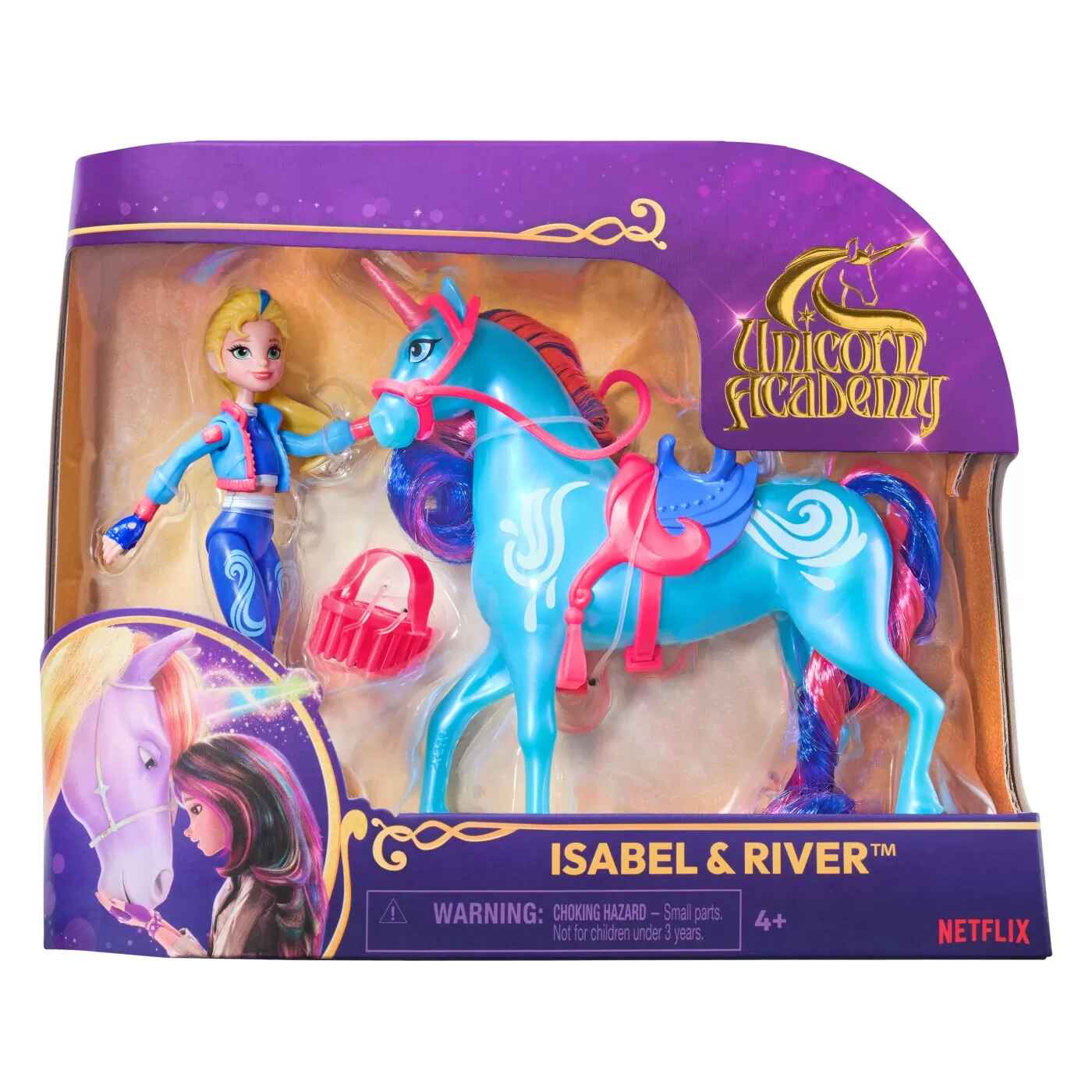 Set de joaca Unicorn Academy - Unicorn River si papusa Isabel