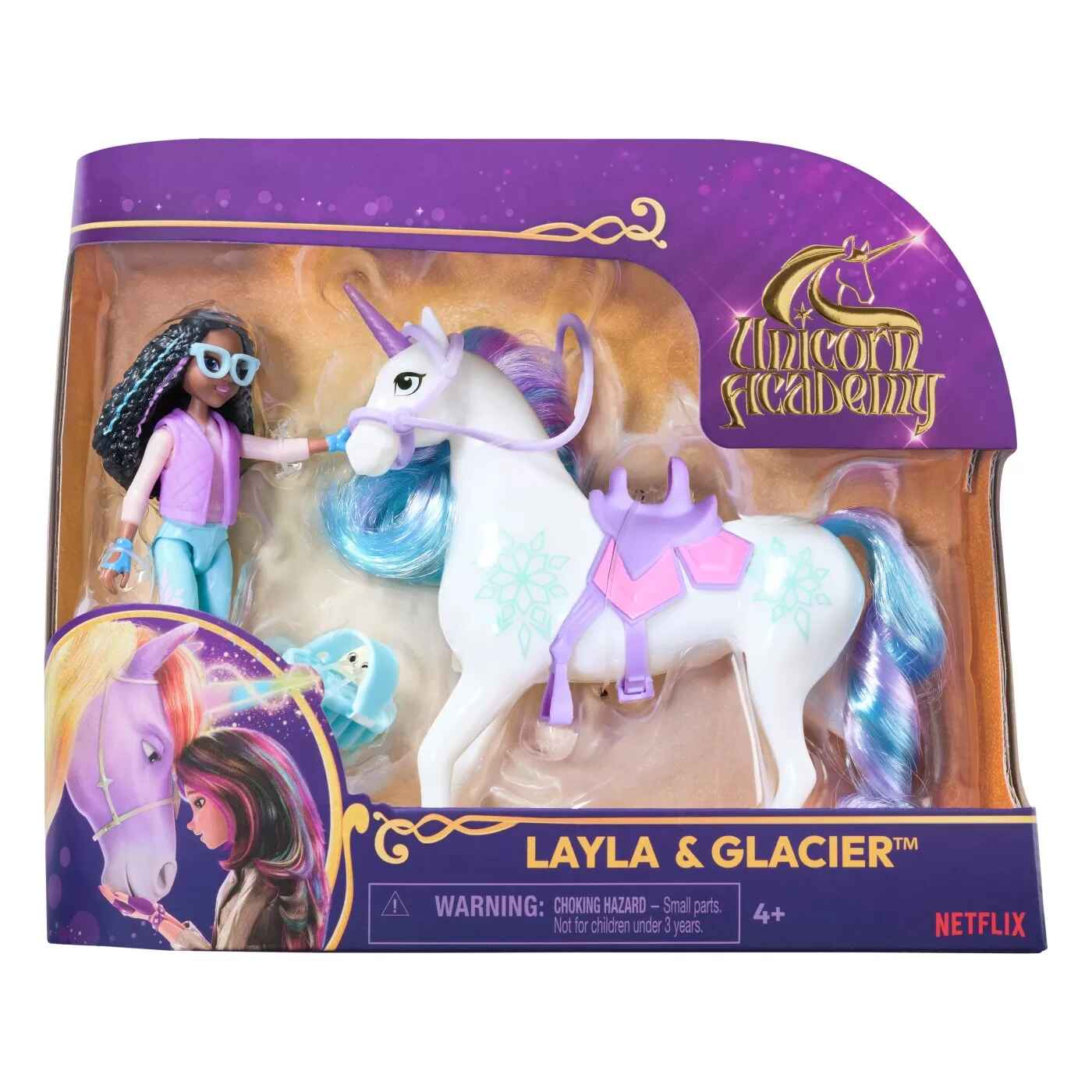 Set de joaca Unicorn Academy - Unicorn Glacier si papusa Layla