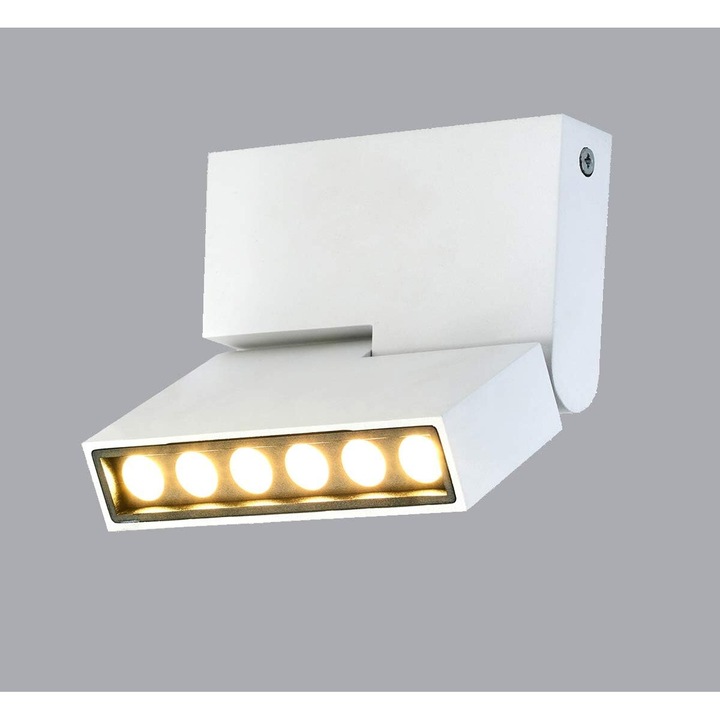 Димируеми LED лампи 12W, алуминиеви, устойчиви на атмосферни влияния, комплект от 2 бр