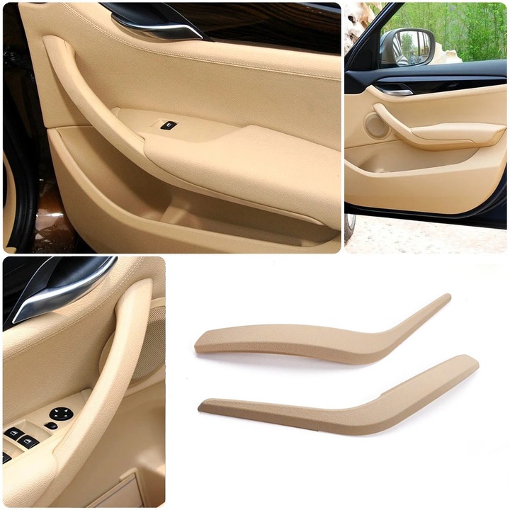 Set manere interior pentru trim portiera fata BMW X1 E84 - Bej