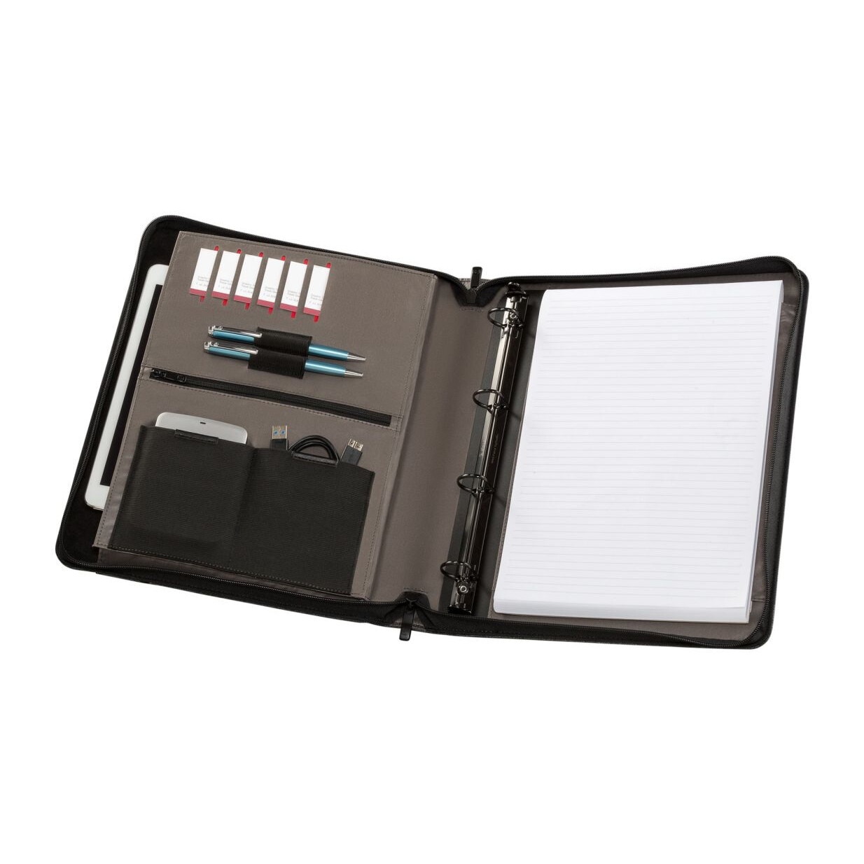 Wenger Affiliate Binder Padfolio cu Tablet Pocket Grey, 228326, accesoriu Tablet PC