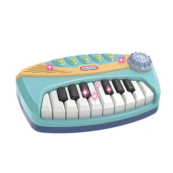 Orga electronica pentru copii, GHEMOTOC®, jucarie muzicala cu clape