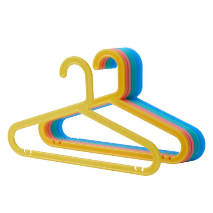 Umeras pentru copii, multicolor, din plastic flexibil si rezistent, 8 buc., HYVESTO®