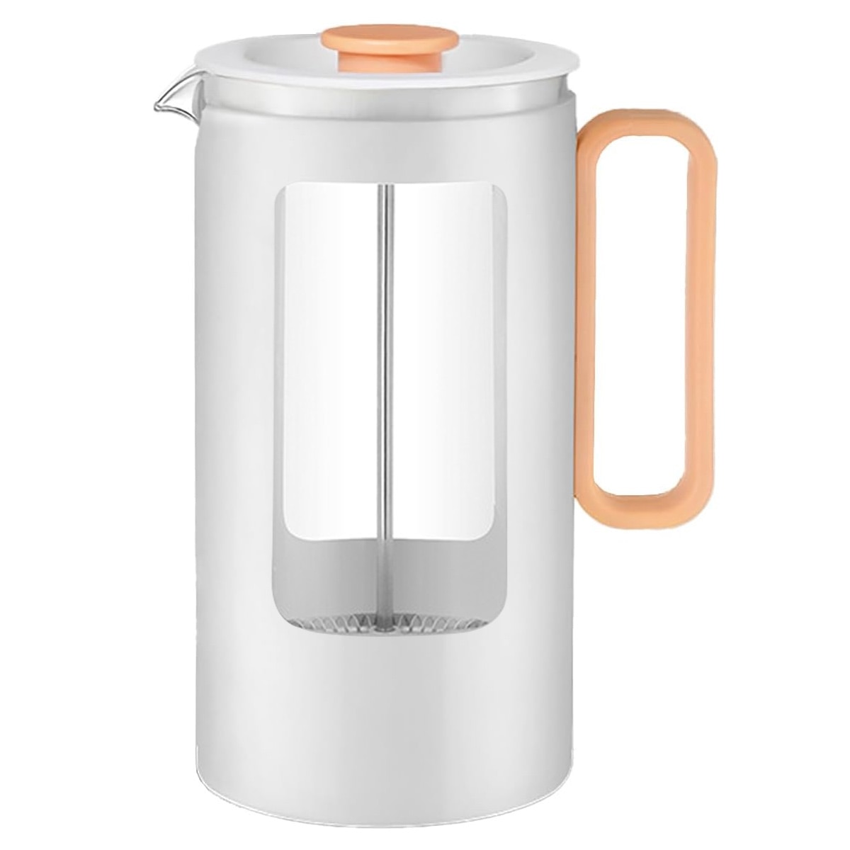 Cafetiera French Press, sticla borosilicata, capacitate 1100ml, filtru inox, rezistenta la temperaturi inalte