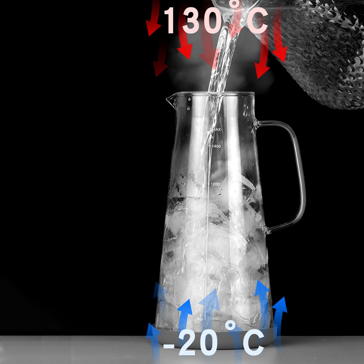 Aparat de cafea Cold Brew AMRINUGL, filtru din inox, gura de scurgere in V, 1,5 litri