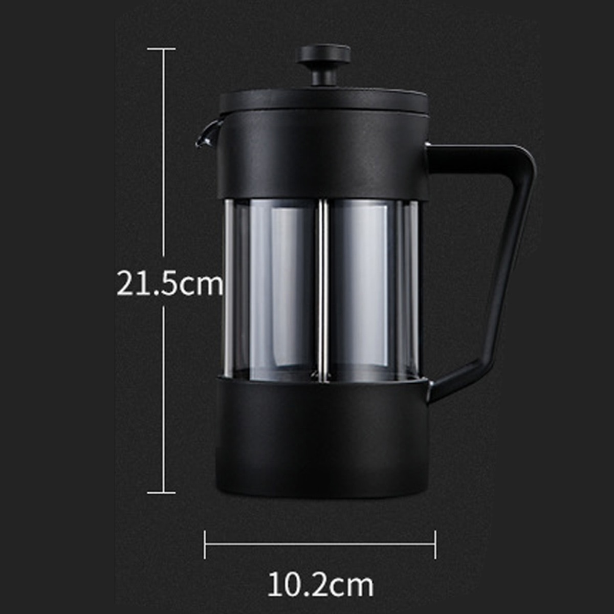 Cafetiera cu presa franceza, cafetiera rece si calda, potrivita pentru bucatarii, calatorii si birouri