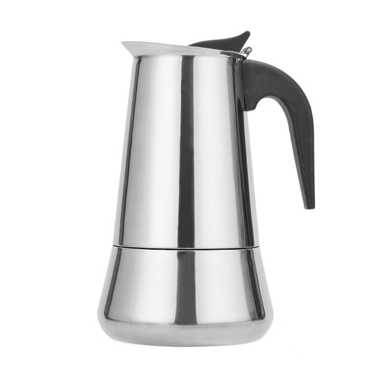 Espressor pentru aragaz, Cozevdnt, otel inoxidabil, 300ml, argintiu