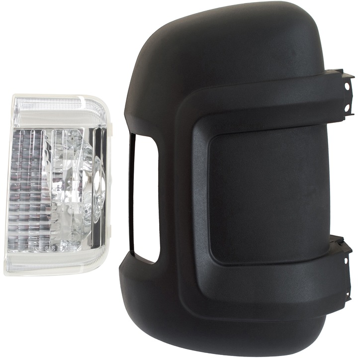 Külső tükör borítás, MODECAR, Fiat Ducato, jobb, fekete, 2db szett