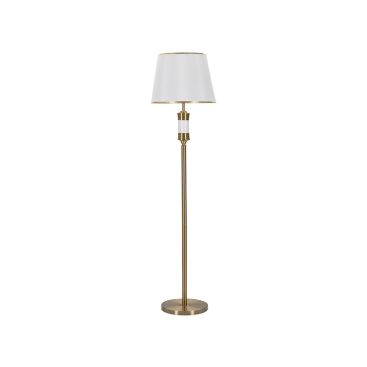 Lampadar alb cm o 41x160, auriu / alb, 41 cm