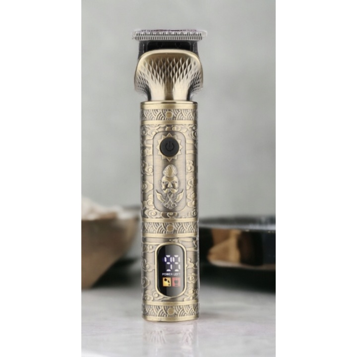 Машинка за подстригване ALPHA ABS-02, 7 в 1 комплект, черна