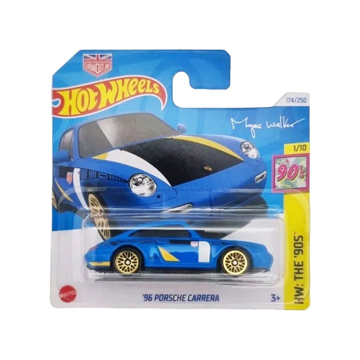 ΠΠΎΠ»Π° Hot Wheels '96 Porsche Carrera, ΡΠΈΠ½Ρ, 1:64