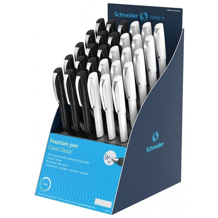 Set Stilouri SCHNEIDER Ceod Classic Basic, varf M, multicolor, 169x322 mm