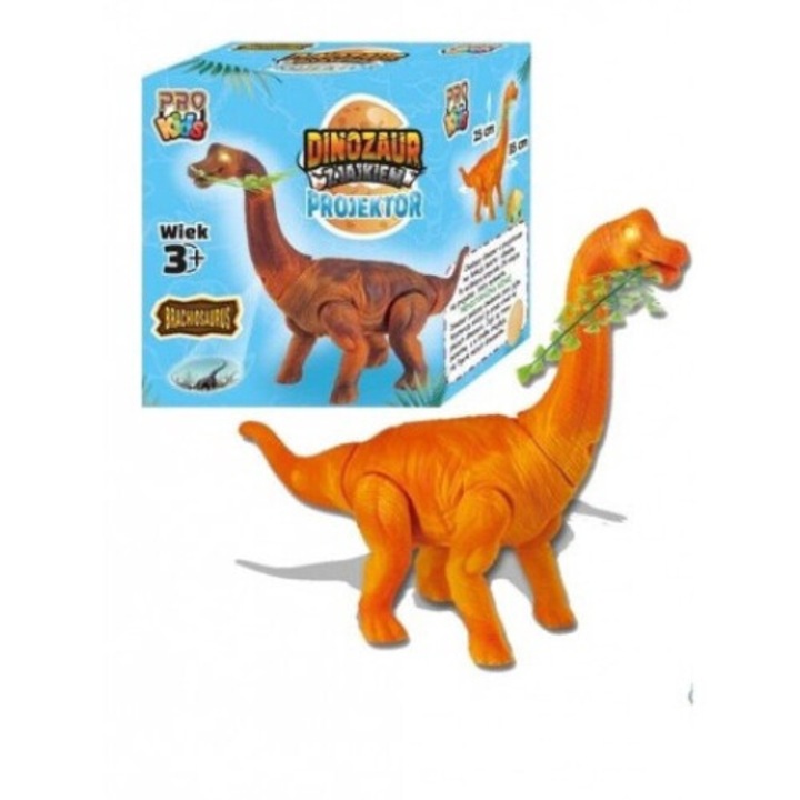 Pro Kids interaktív dinoszaurusz, projektor, hangok, fények, 164x151 mm