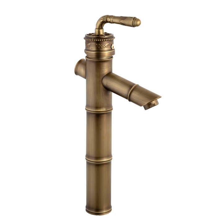 Mosdó csaptelep, munkalapra szerelhető, antikolt bronz, Venus Star