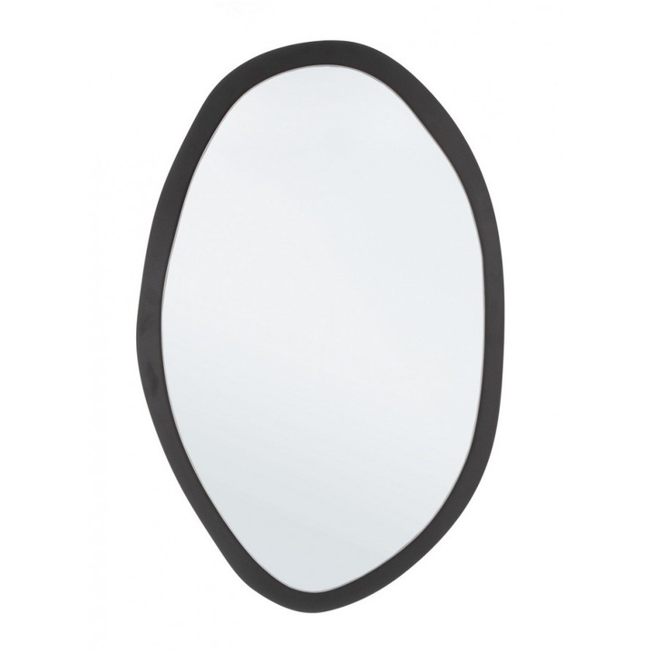 Oglinda perete mdf negru Asteroid 51x1x79 cm