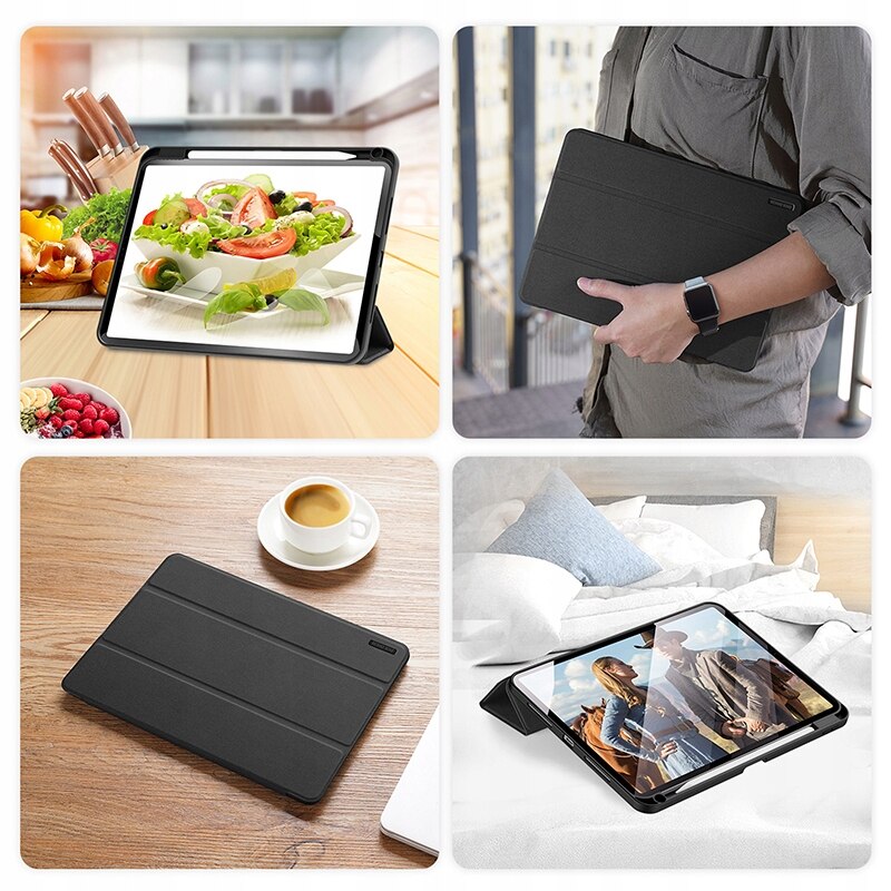 Husa Dux Ducis Domo pentru iPad Pro 11" 5th gen 2024, negru