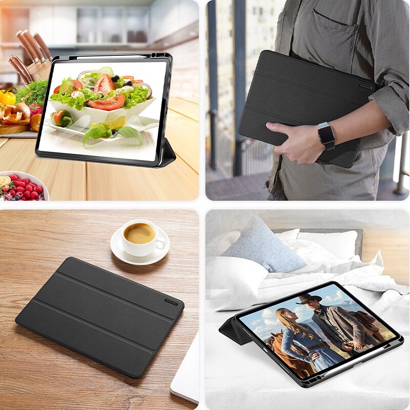 Husa Dux Ducis Domo pentru iPad Air 13" 2024, negru