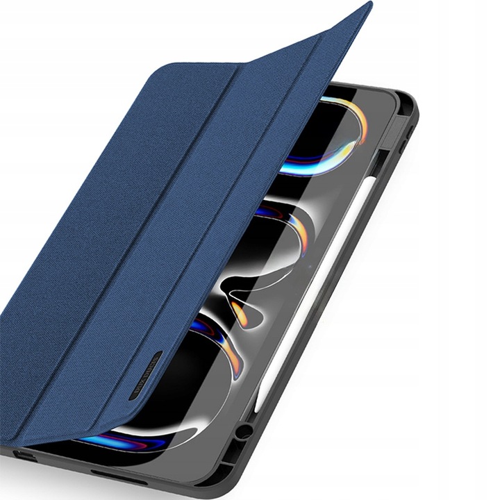 Husa Dux Ducis Domo pentru iPad Pro 13" 7th gen 2024, albastru marin