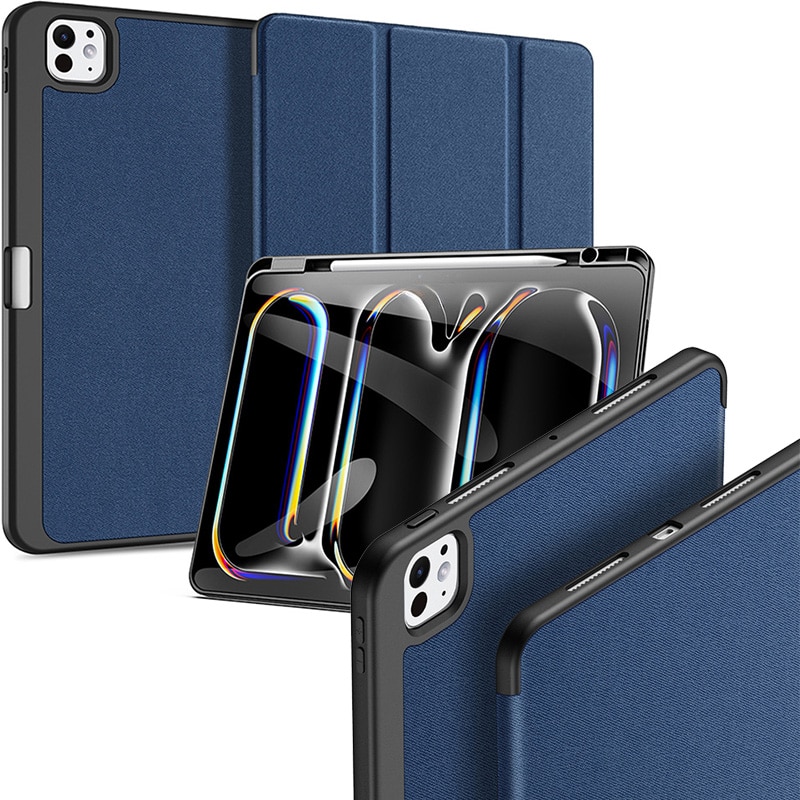 Husa Dux Ducis Domo pentru iPad Pro 13" 7th gen 2024, albastru marin