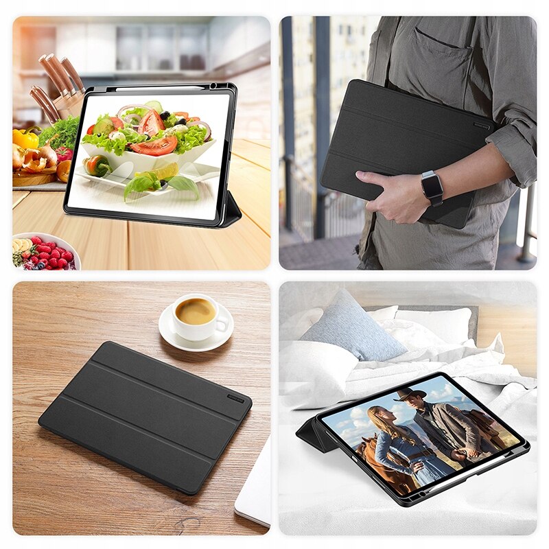 Husa Dux Ducis Domo pentru iPad Pro 13" 7th gen 2024, negru