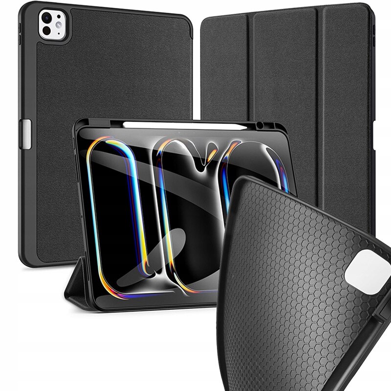 Husa Dux Ducis Domo pentru iPad Pro 13" 7th gen 2024, negru