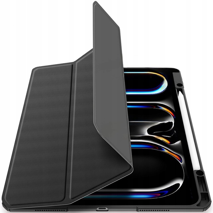 Husa Dux Ducis Toby pentru iPad Pro 13" 7th gen 2024, negru