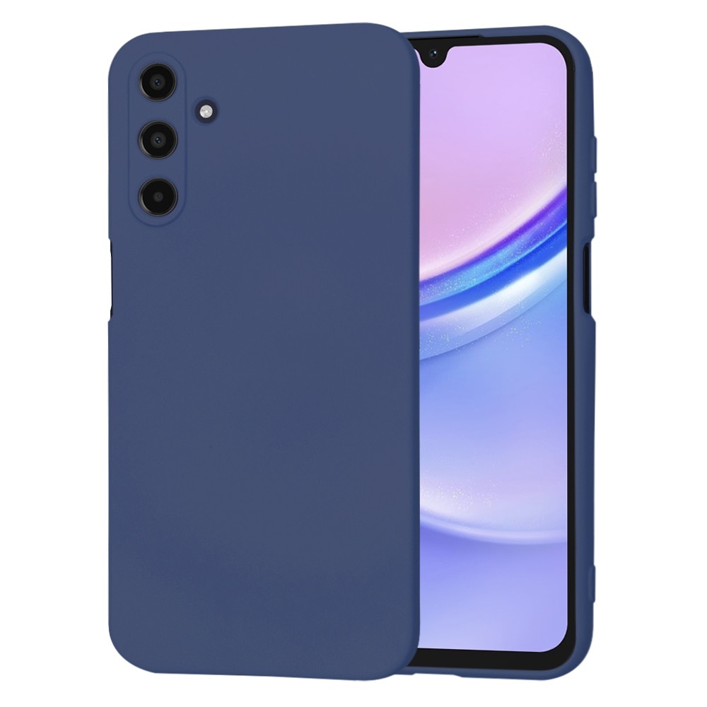 Husa pentru Samsung Galaxy A16 5G Daden® din Silicon, Ultra Slim, Calitate Premium, Interior din Microfibra, Protectie Sporita, Antisoc, Albastru inchis