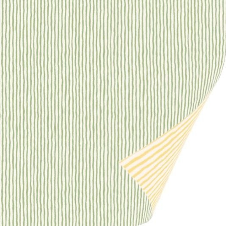 Origami papír, Tassotti, 15x15 cm, 24 lap, Zöld csíkok