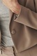 Tatuum, Sacou cu revere decupate Reneta, Maro fango, 34