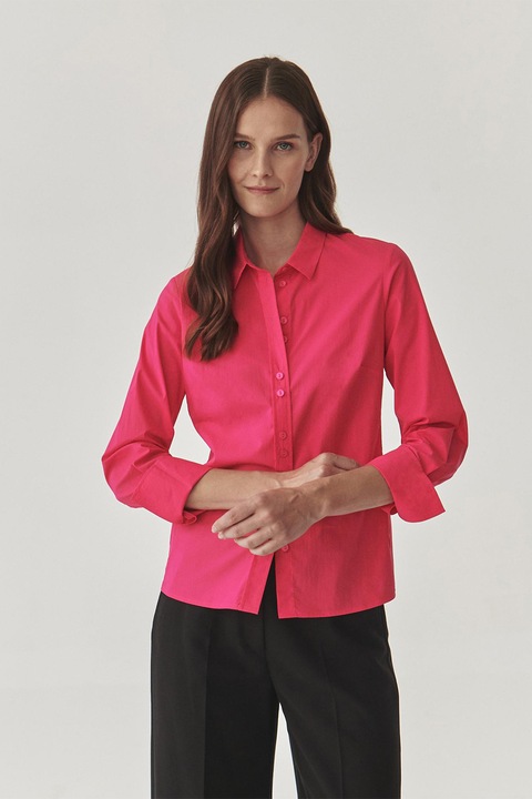 Tatuum, Camasa din amestec de bumbac Eliko, Fucsia, 42