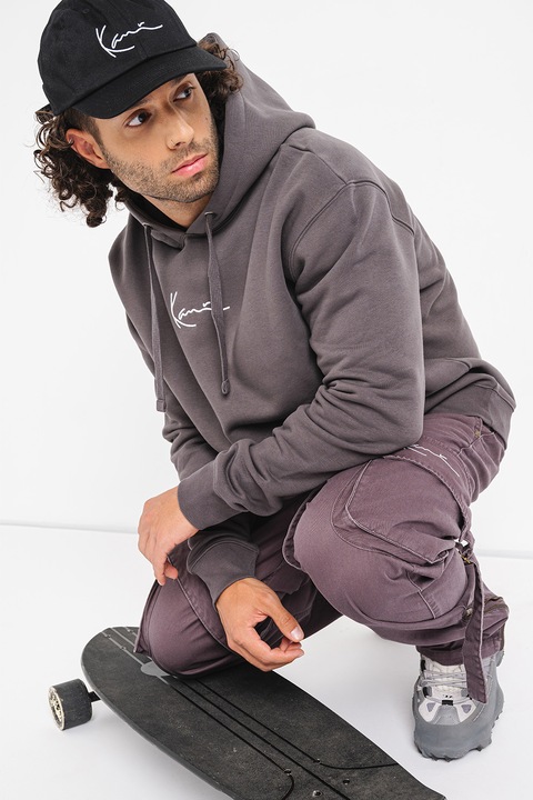 Karl Kani, Logós cargo nadrág, Antracitszürke, M