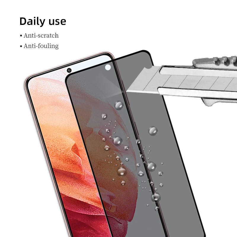 Folie Privacy Compatibila cu IPhone 14 Pro, (5G), Full Cover, 6D, Calitate Premium