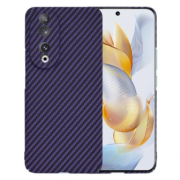 Techsuit Carbonite FiberShell - Husa telefon - compatibil cu Honor 90 - culoare Mov