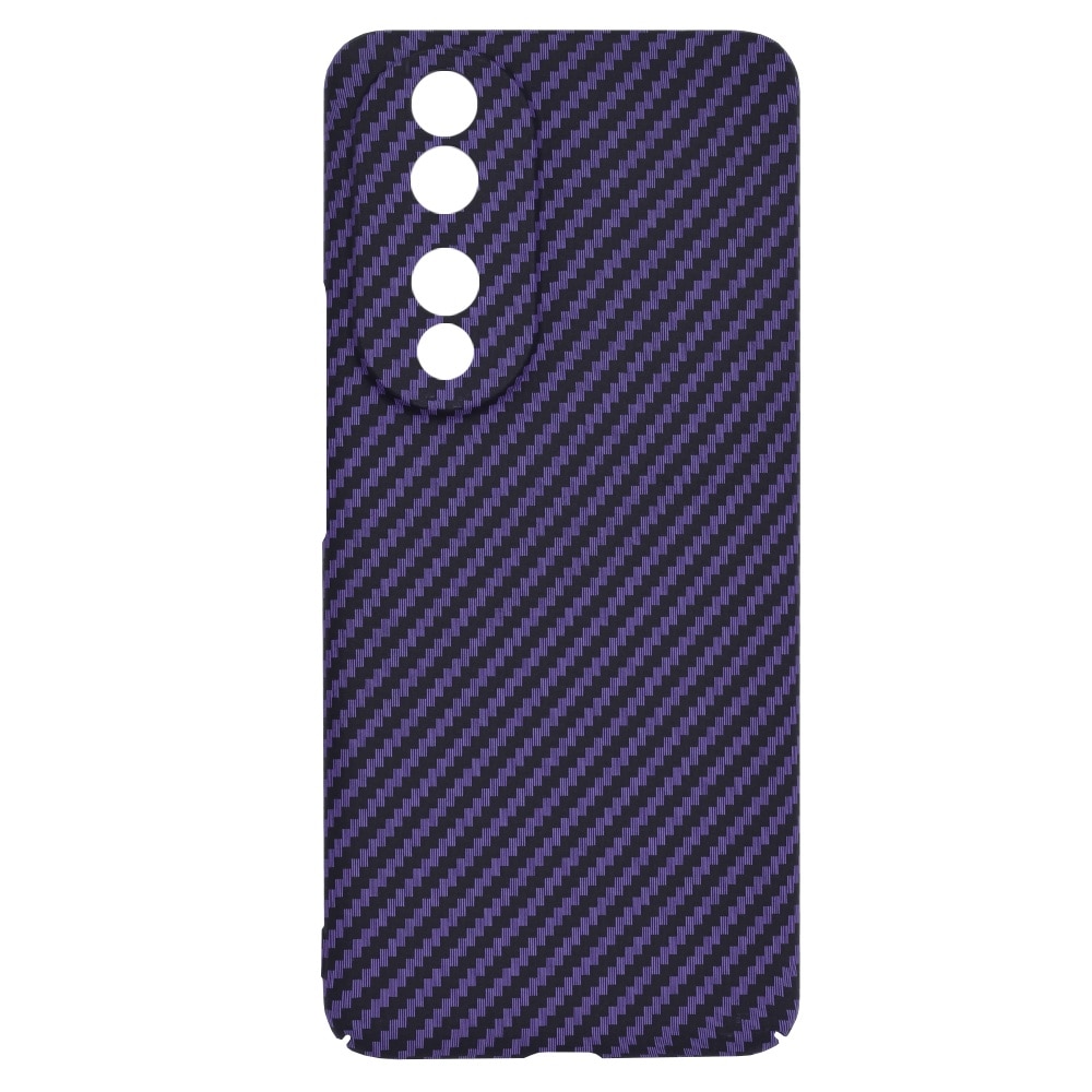 Techsuit Carbonite FiberShell - Husa telefon - compatibil cu Honor 90 - culoare Mov