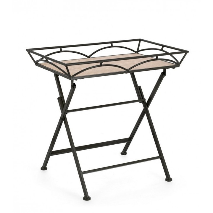 Masa otel mdf Guenda 63x40x60 cm