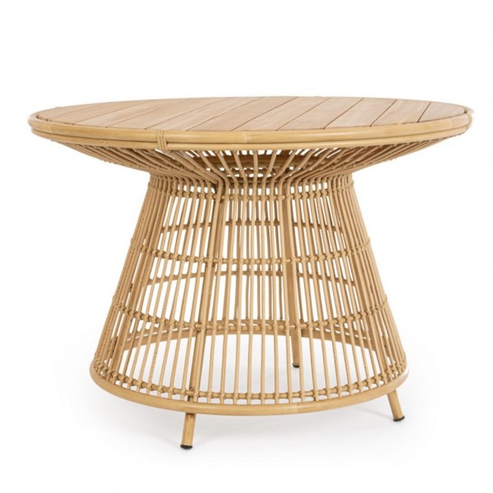Masa rattan sintetic natur Adelma 110x75 cm