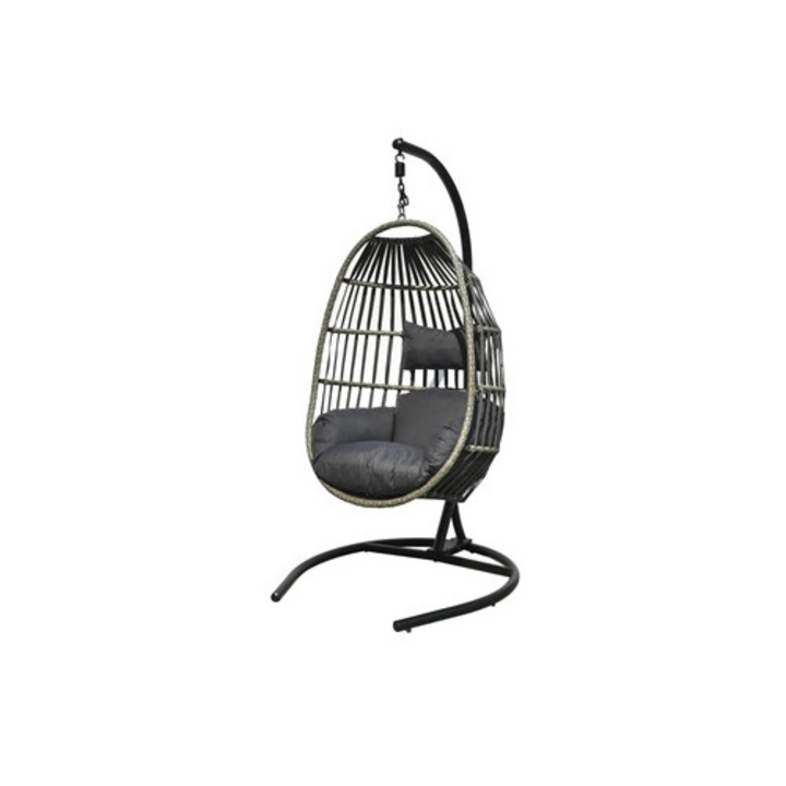 Scaun Cuib Sens-line Garden Furniture 50x56x76cm Metal Antracit