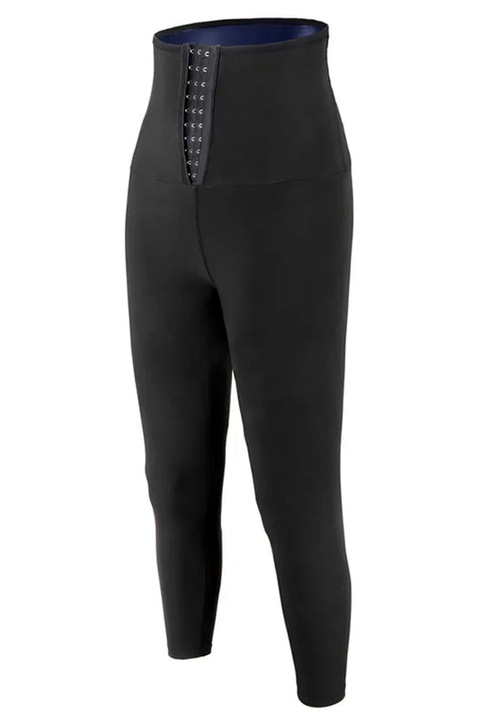 Colanti modelatori cu talie tip corset si efect de sauna pentru slabit