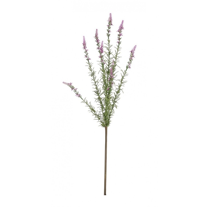 Set 3 flori Lavanda artificiala verde mov 20x20x78 cm