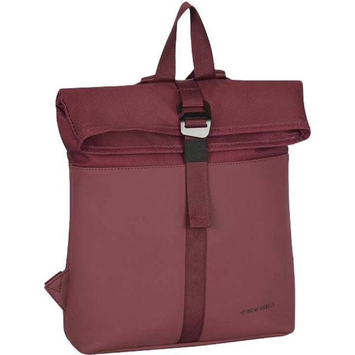Rucsac Bruce Los Angeles Rolltop, New Rebels, burgundy