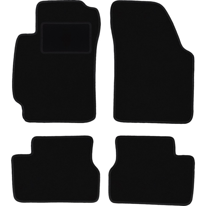 Set Covorase Auto Pentru Honda Hr-V I Crossover (1999-2006) Negru, Velur, Cu Prinderi – Perfect Adaptat