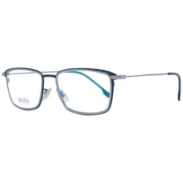 Рамка за очила, мъжка, Hugo Boss BOSS 1197 KU019 56 Titanium, синя