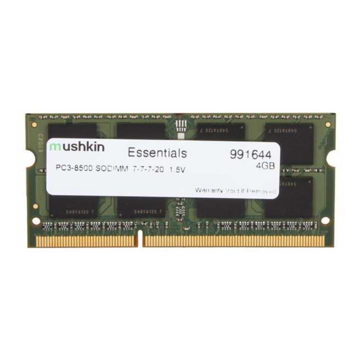 Оперативна памет Mushkin 4GB /1066 Essentials DDR3 RAM за лаптоп (991644)