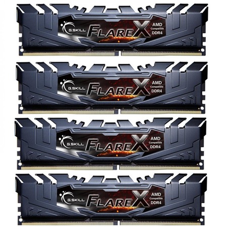 KIT RAM DDR4 G.Skill 32GB /3200 Flare X (4x8GB) (F4-3200C16Q-32GFX