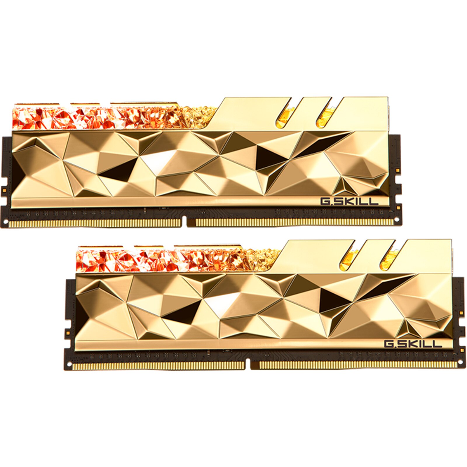 KIT RAM DDR4 G.Skill 32GB / 4000 Trident Z Royal Elite Gold (2x16GB) (F4-4000C18D-32GTEG)  - eMAG.ro