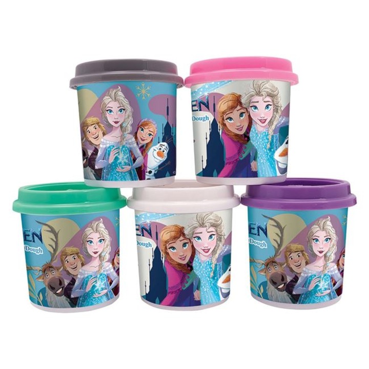 Пластилин AS Disney Frozen Bag с 5 фигурни контейнера и капаци 750g Celine
