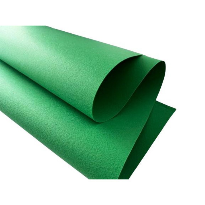 Fetru rigid 1.2mm 50X110cm, verde inchis