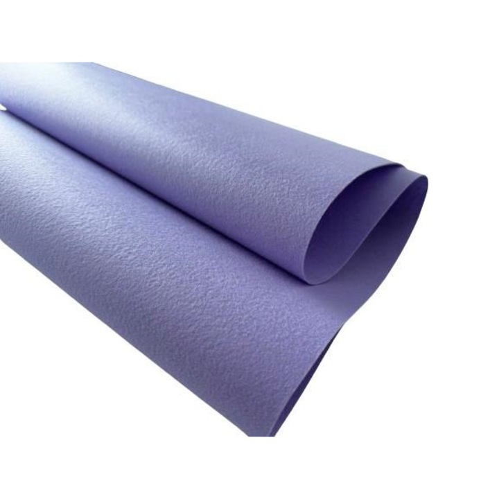 Fetru rigid 1.2mm 50X110cm, mov lavanda