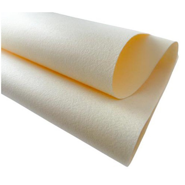 Fetru rigid 1.2mm 50X110cm, alb natural